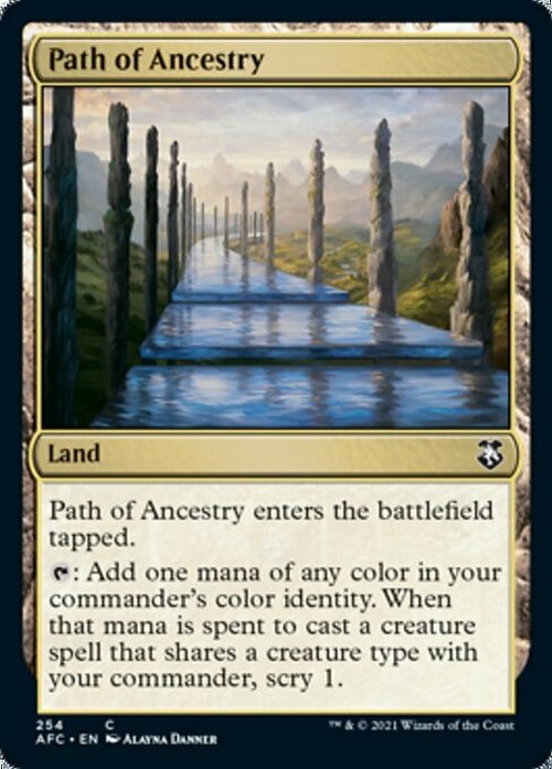 Path of Ancestry ~ Commander: Adventures in the Forgotten Realms [ NM ]