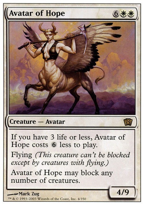 Avatar of Hope ~ Eighth Edition [ EX ] [ Magic MTG ]