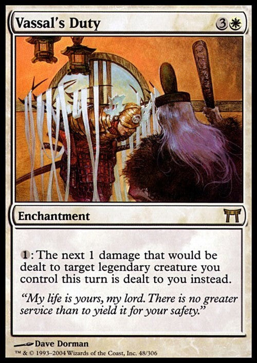 Vassal's Duty ~ Champions of Kamigawa [ EX ] [ Magic MTG ]