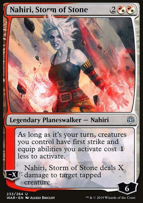 Nahiri, Storm of Stone ~ War of the Spark [ EX ] [ Magic MTG ]