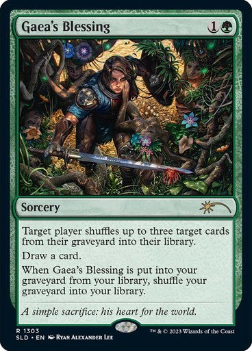 Gaea's Blessing #1303 ~ Secret Lair [ NM ] [ Magic MTG ]