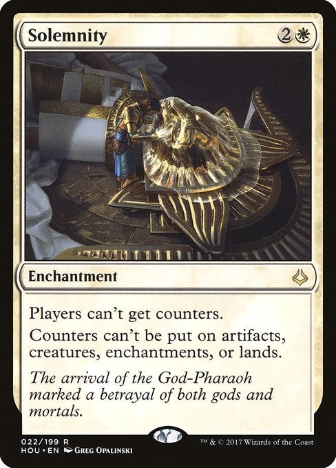 Solemnity ~ Hour of Devastation [ EX ] [ Magic MTG ]