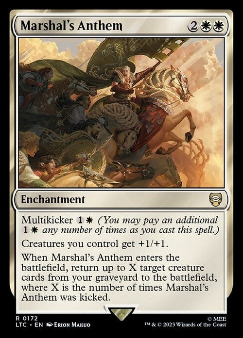 Marshal's Anthem ~ Commander: Lord of the Rings [ NM ] [ Magic MTG ]