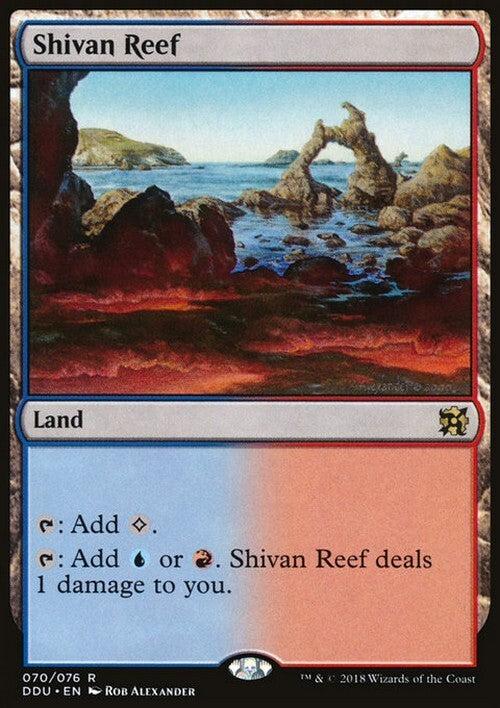 Shivan Reef ~ Duel Decks [ EX ] [ Magic MTG ]