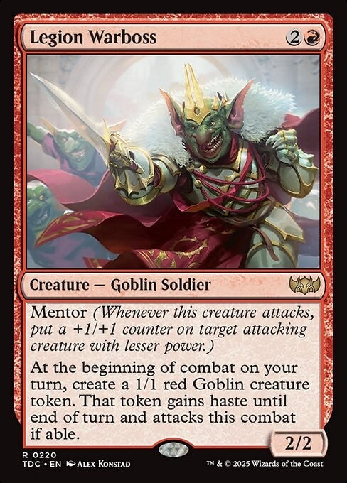 Legion Warboss ~ Commander: Tarkir: Dragonstorm [ NM ] [ Magic MTG ]