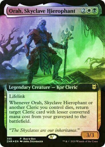 FOIL Orah, Skyclave Hierophant ~ Buy a Box Zendikar Rising [ NM ] [ MTG ]