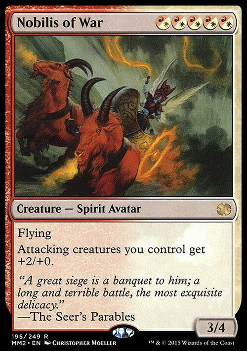 Nobilis of War ~ Modern Masters 2015 [ EX ] [ Magic MTG ]