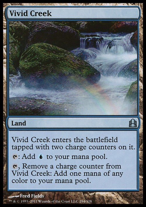 Vivid Creek ~ Commander 2011 [ EX ] [ Magic MTG ]