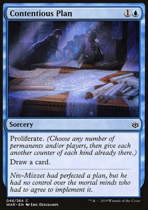 Contentious Plan ~ War of the Spark [ EX ] [ Magic MTG ]