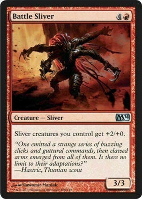 Battle Sliver ~ Magic 2014 [ EX ] [ Magic MTG ]
