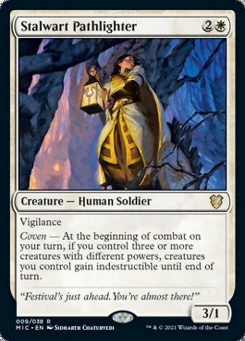 Stalwart Pathlighter ~ Commander: Midnight Hunt [ NM ] [ Magic MTG ]