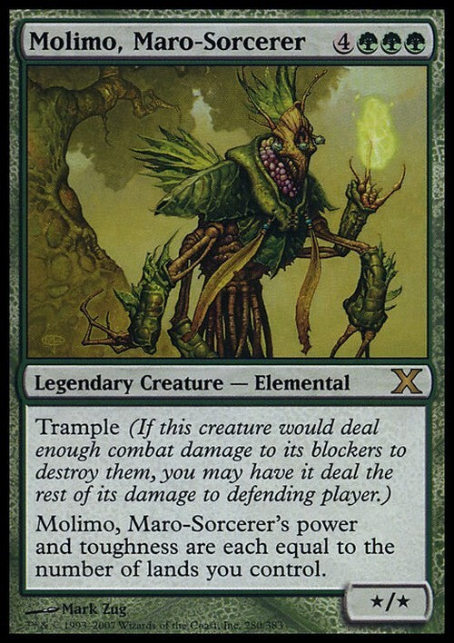 Molimo, Maro-Sorcerer ~ Tenth Edition [ EX ] [ Magic MTG ]