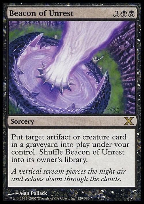 Beacon of Unrest ~ Tenth Edition [ EX ] [ Magic MTG ]
