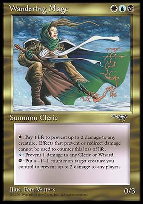 Wandering Mage ~ Alliances [ EX ] [ Magic MTG ]