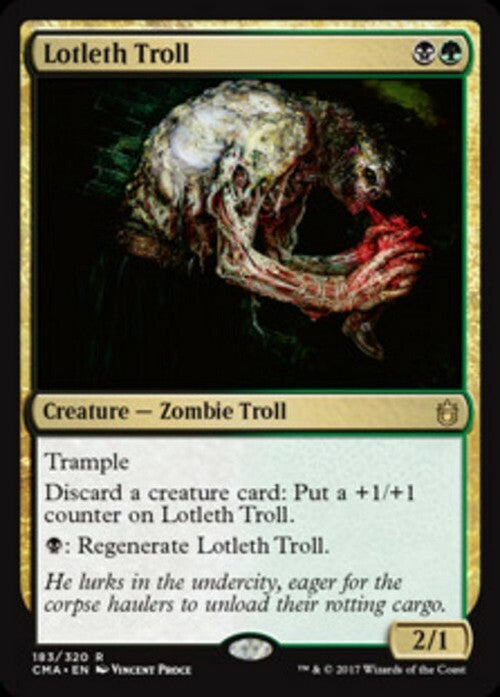 Lotleth Troll ~ Commander Anthology 1 [ EX ] [ Magic MTG ]
