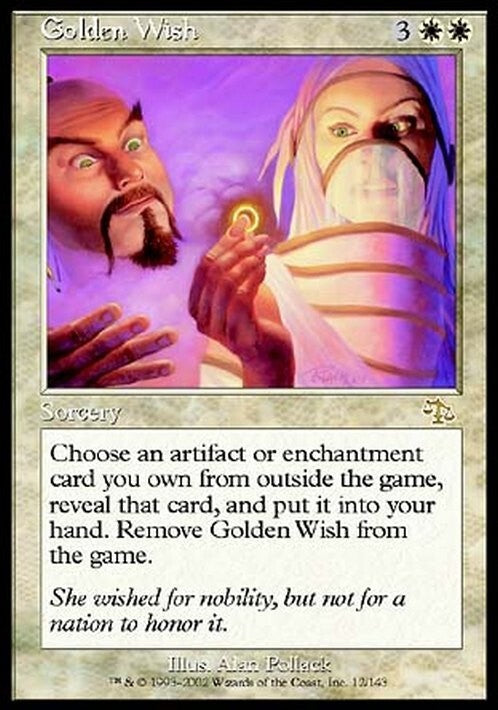 Golden Wish ~ Judgment [ EX ] [ Magic MTG ]