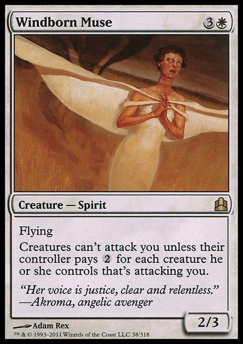 Windborn Muse ~ Commander 2011 [ EX ] [ Magic MTG ]
