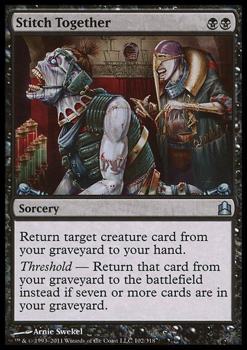 Stitch Together ~ Commander 2011 [ EX ] [ Magic MTG ]
