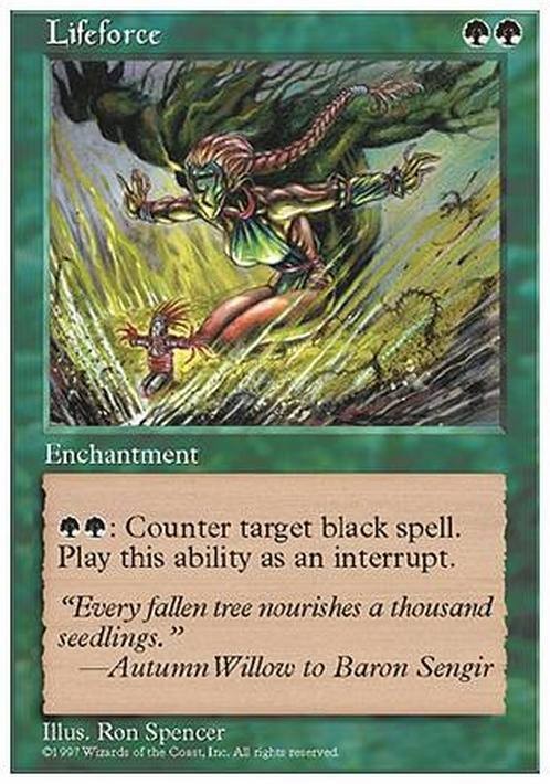 Lifeforce ~ Fifth Edition [ PLAYED ] [ Magic MTG ]