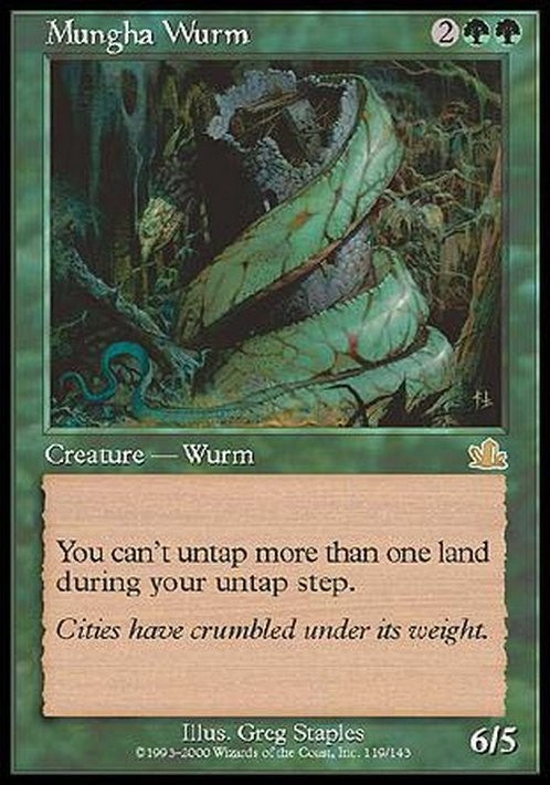 Mungha Wurm ~ Prophecy [ EX ] [ Magic MTG ]