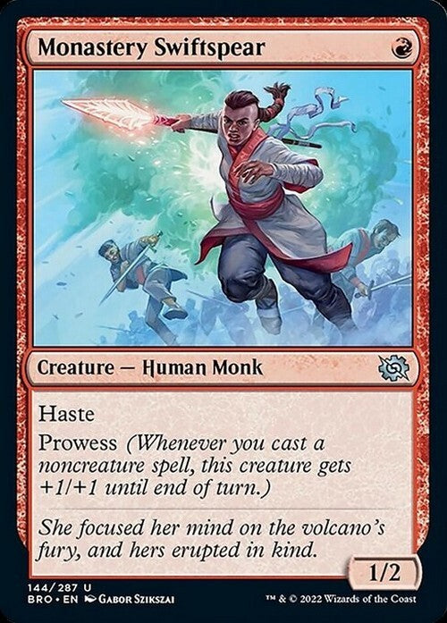 Monastery Swiftspear ~ The Brothers' War [ NM ] [ Magic MTG ]