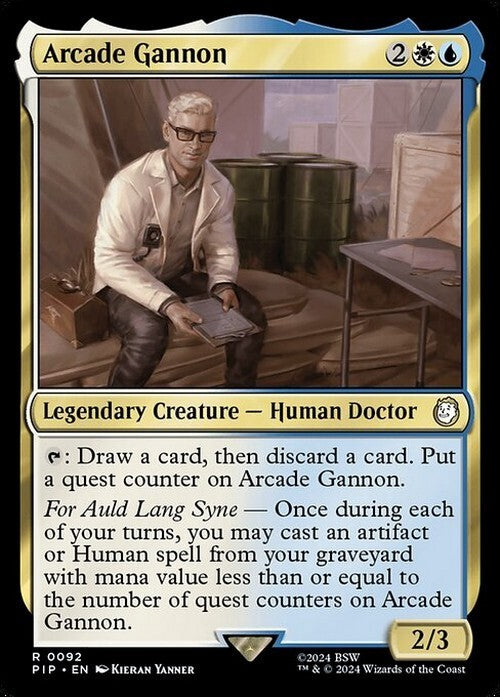Arcade Gannon ~ Commander: Fallout [ NM ] [ Magic MTG ]