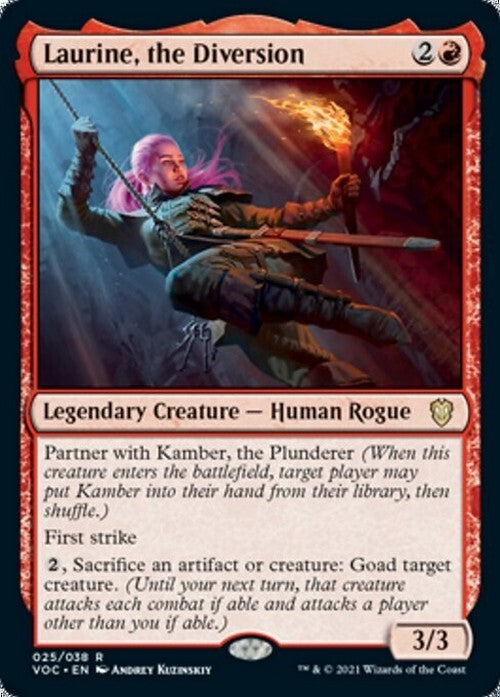 Laurine, the Diversion ~ Commander: Crimson Vow [ NM ] [ Magic MTG ]
