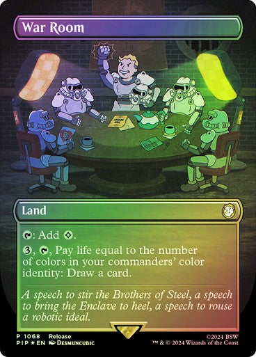 FOIL War Room ~ Commander: Fallout [ NM ] [ Magic MTG ]