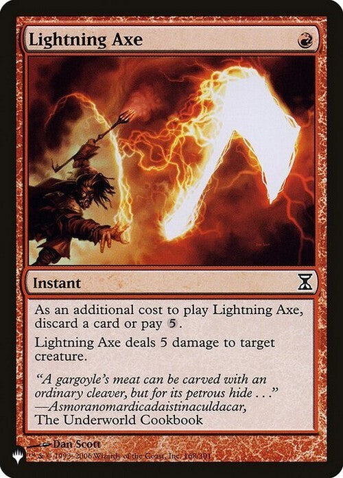Lightning Axe ~ The List [ NM ] [ Magic MTG ]
