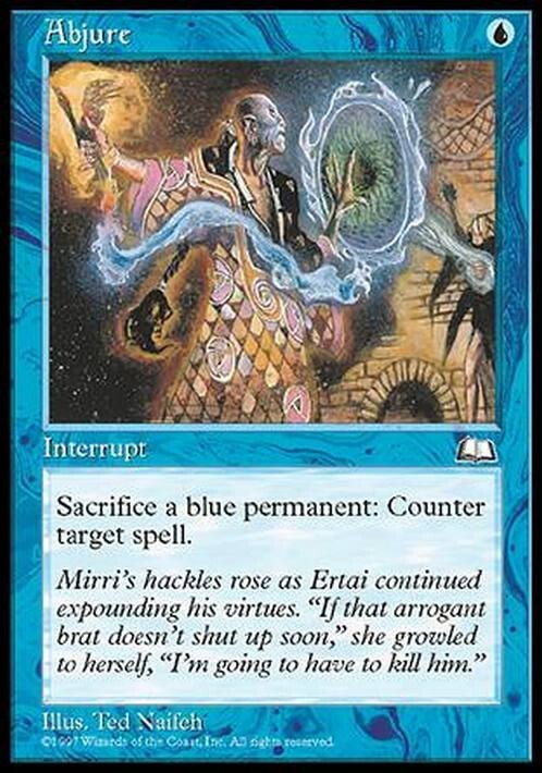 Abjure ~ Weatherlight [ EX ] [ Magic MTG ]