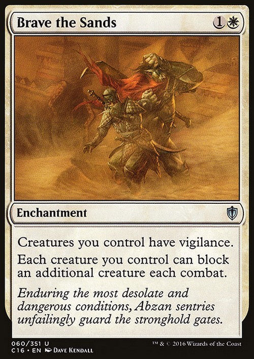 Brave the Sands ~ Commander 2017 [ EX ] [ Magic MTG ]