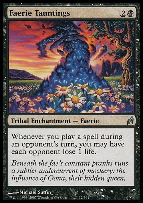 Faerie Tauntings ~ Lorwyn [ EX ] [ Magic MTG ]