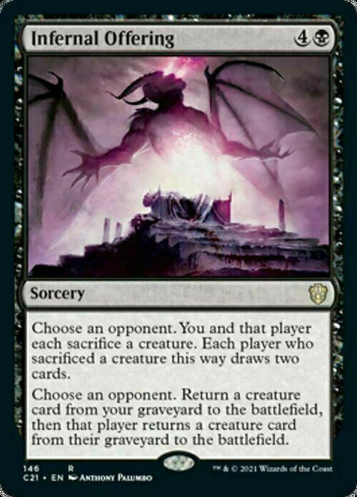 Infernal Offering ~ Commander: Strixhaven [ NM ] [ Magic MTG ]