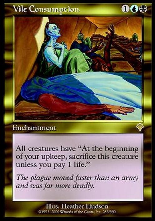 Vile Consumption ~ Invasion [ EX ] [ Magic MTG ]