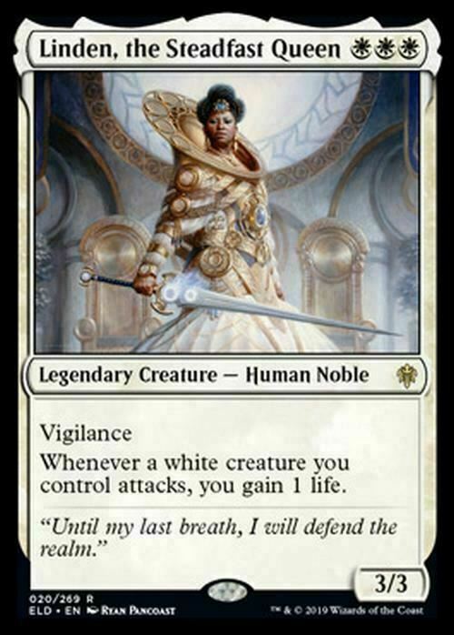Linden, the Steadfast Queen ~ Throne of Eldraine [ NM ] [ Magic MTG ]