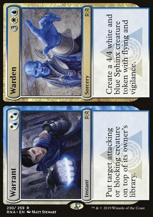 Warrant   Warden ~ Ravnica Allegiance [ NM ] [ Magic MTG ]
