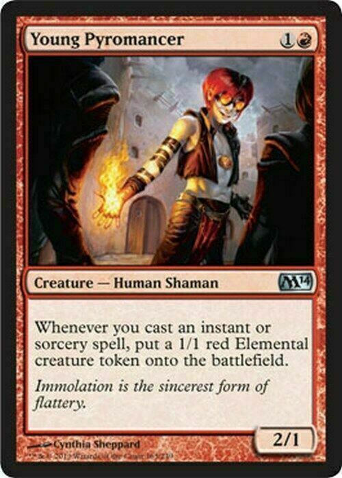 Young Pyromancer ~ Magic 2014 [ EX ] [ Magic MTG ]