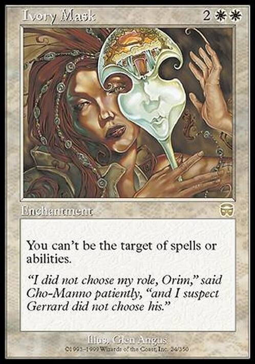 Ivory Mask ~ Mercadian Masques [ EX ] [ Magic MTG ]
