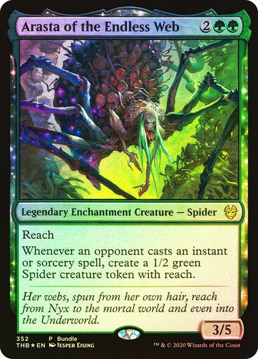 FOIL Arasta of the Endless Web ~ Promo Theros Beyond Death [ NM ] [ Magic MTG ] - London Magic Traders Ltd