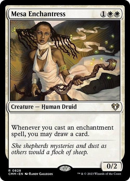 Mesa Enchantress ~ Commander Masters [ NM ] [ Magic MTG ]