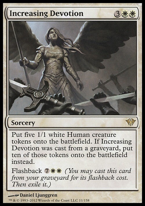 Increasing Devotion ~ Dark Ascension [ EX ] [ Magic MTG ]