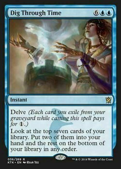 Dig Through Time ~ Khans of Tarkir [ EX ] [ Magic MTG ]