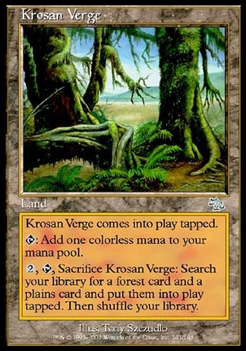 Krosan Verge ~ Judgment [ EX ] [ Magic MTG ]