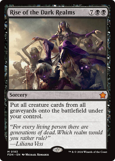 Rise of the Dark Realms ~ Foundations [ NM ] [ Magic MTG ]