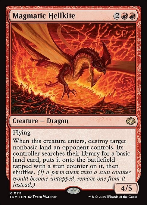 Magmatic Hellkite ~ Tarkir: Dragonstorm [ NM ] [ Magic MTG ]