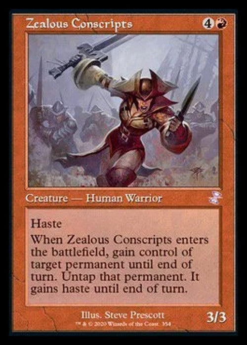 Zealous Conscripts ~ Time Spiral Remastered [ NM ] [ Magic MTG ]