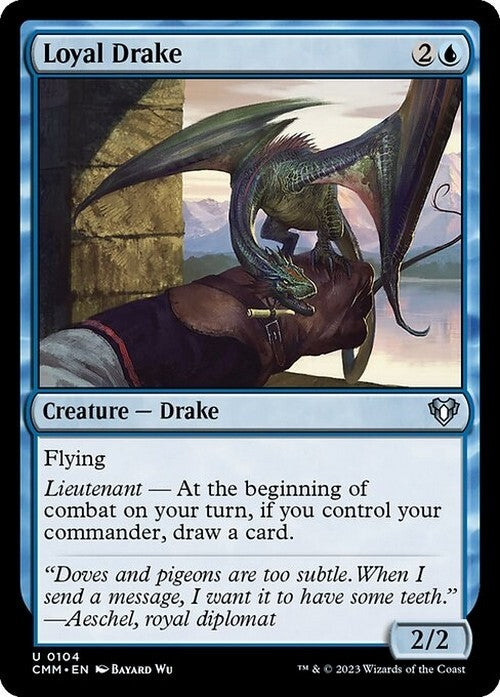 Loyal Drake ~ Commander Masters [ NM ] [ Magic MTG ]