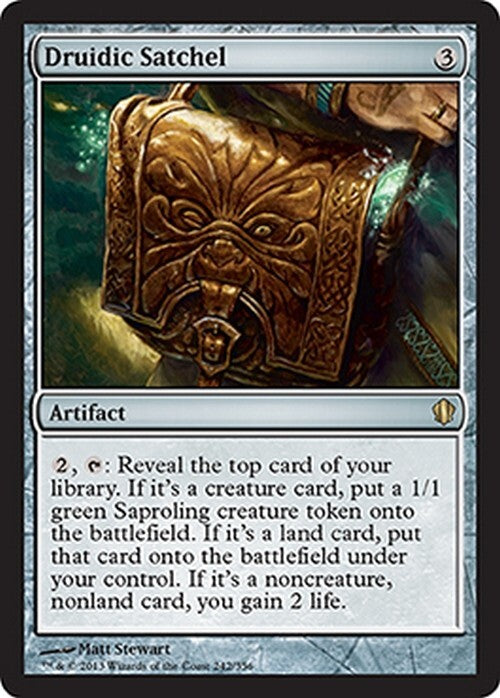 Druidic Satchel ~ Commander 2013 [ EX ] [ Magic MTG ]