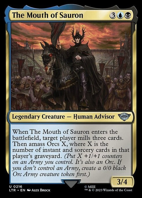 The Mouth of Sauron ~ The Lord of the Rings [ NM ] [ Magic MTG ]