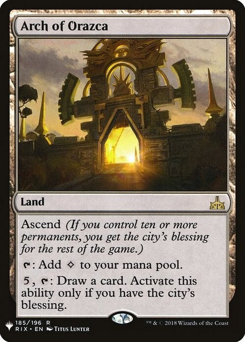 Arch of Orazca ~ Mystery Booster [ NM ] [ Magic MTG ]